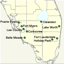 Demonstration Site Map